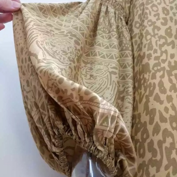 Leopard Animal Print Tunic Long Sleeve Mini Dress - Picture 8 of 9